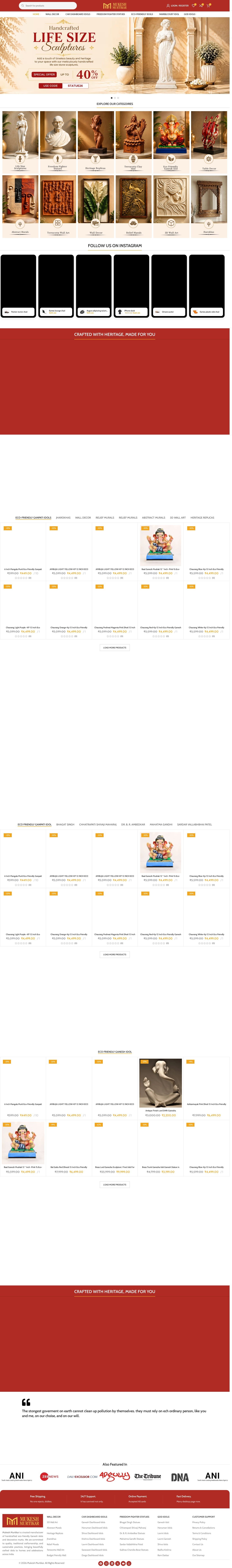 Mukesh Murtikar full live website preview, designed by Webgram IT Solution